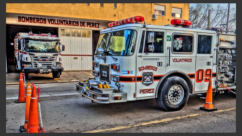 El cuertel de Pérez ubicado en el centro de la vecina localidad. 