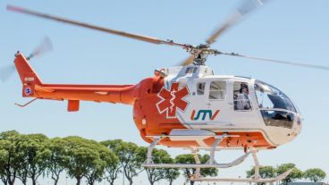 La base operativa de UTV Aeroemergencias se encuentra en el Aeropuerto Internacional Rosario y se prestará servicios con un helicóptero biturbina especialmente equipado.