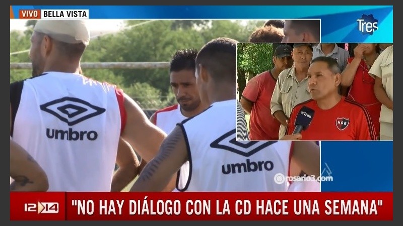 Los empleados de Newell's reclamaron el pago de sueldos.