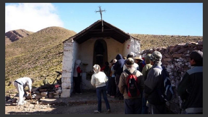 La Virgen de Copacabana del abra de Punta Corral.