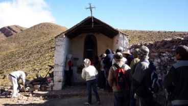La Virgen de Copacabana del abra de Punta Corral.