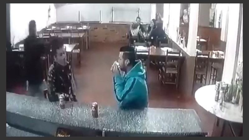 El momento previo al homicidio. 