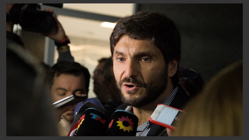 El ministro de Seguridad, Maximiliano Pullaro. 