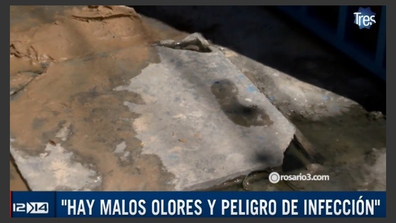 Los vecinos mostraron en las condiciones en que viven.