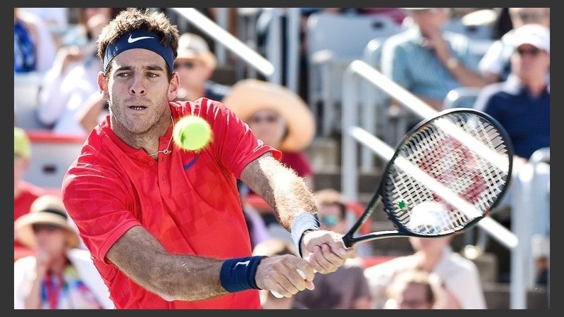 Delpo no pudo arrancar el año con un título. 