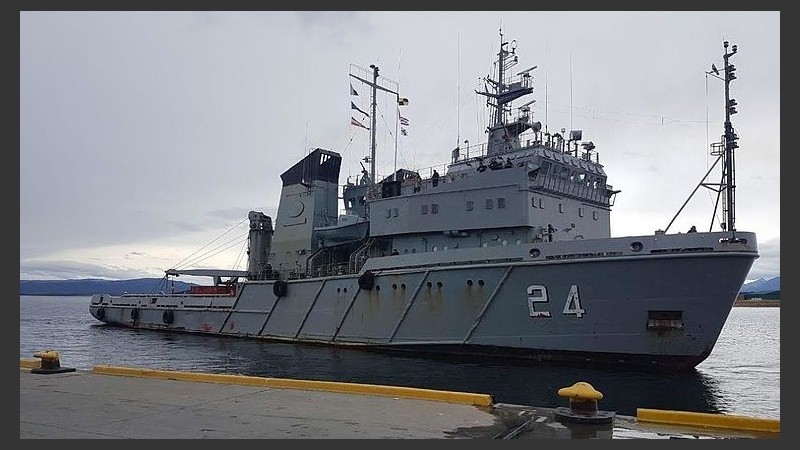 El buque ARA Islas Malvinas zarpó este sábado desde Tierra del Fuego.
