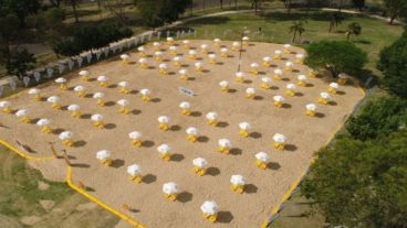 Así quedó terminado el espacio seco "Lanús Playa".