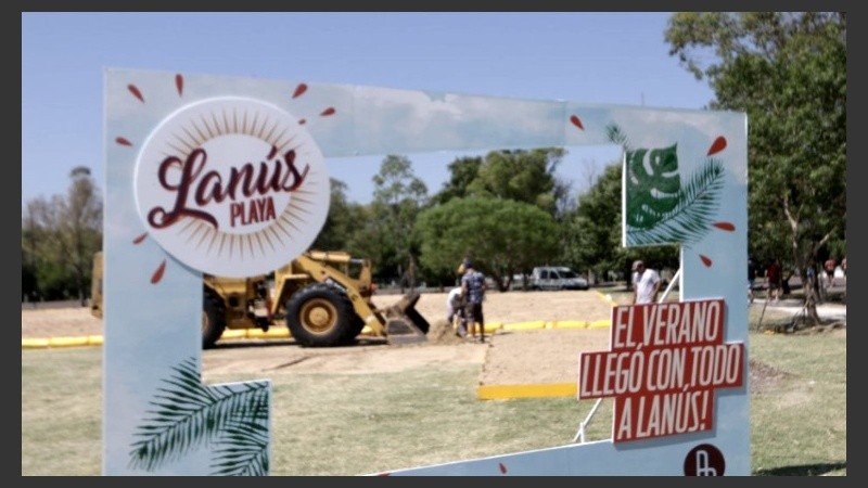 Los últimos retoques al espacio seco 