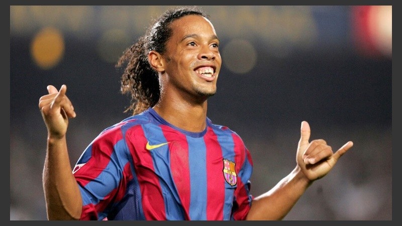 El clásico festejo del crack brasileño que anunció su retiro.