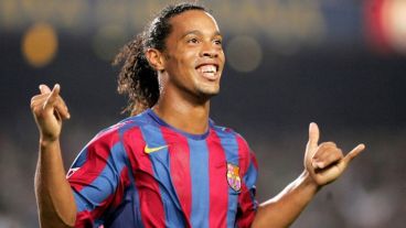 El clásico festejo del crack brasileño que anunció su retiro.