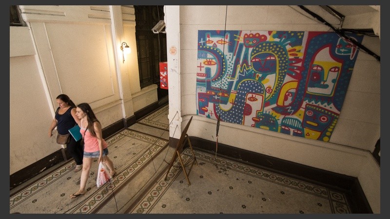 En Pasaje Pan se pueden ver obras de arte en sus distintos rincones.  
