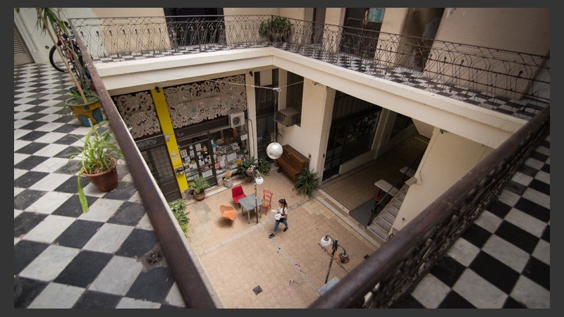 Vista del hall central.