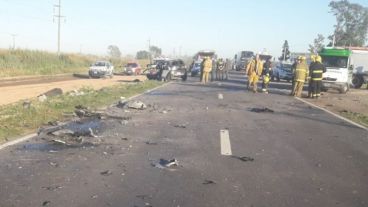 El accidente ocurrió este domingo a la madrugada.