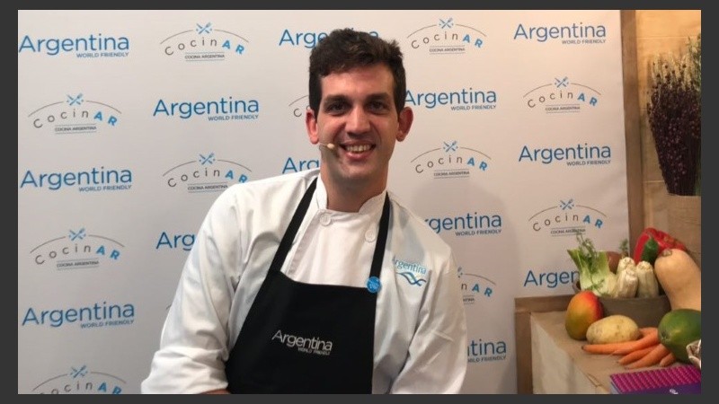 “Me vine como santafesino. Me traje muchos productos de mi tierra”, contó Damián Delorenzi.