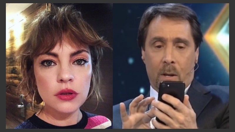 Cruce digital entre Dolores Fonzi y Eduardo Feinmann.