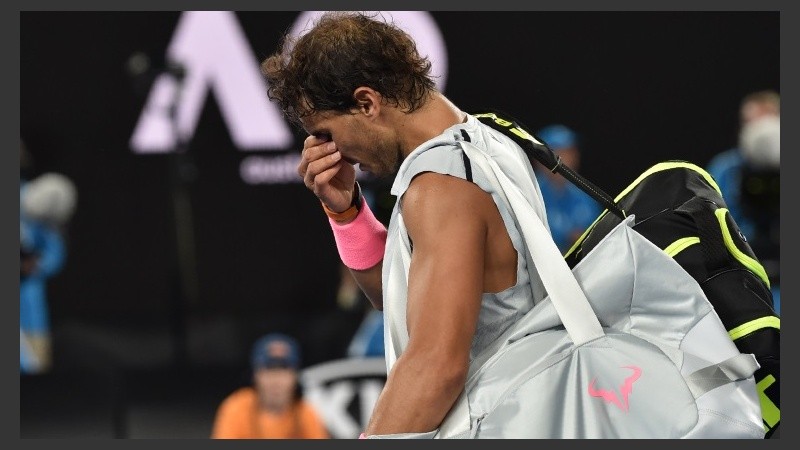 Nadal se bajó por lesión.