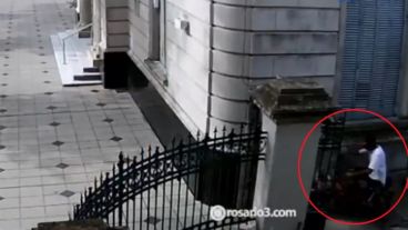 El robo quedó registrado.