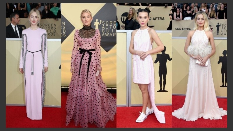 Los actores mostraron lo mejor de su clóset en el tradicional desfile previo a la ceremonia de premiación