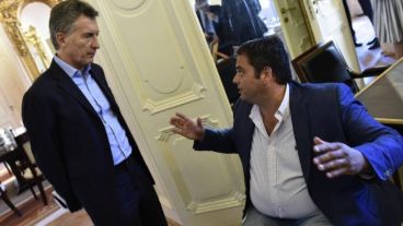 El presidente Mauricio Macri y el ministro de Trabajo Jorge Triaca.