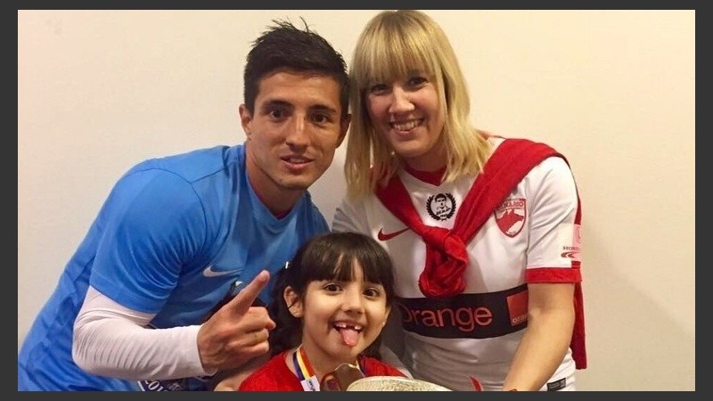 Oliva en Rumania, donde ganó la copa del país. 