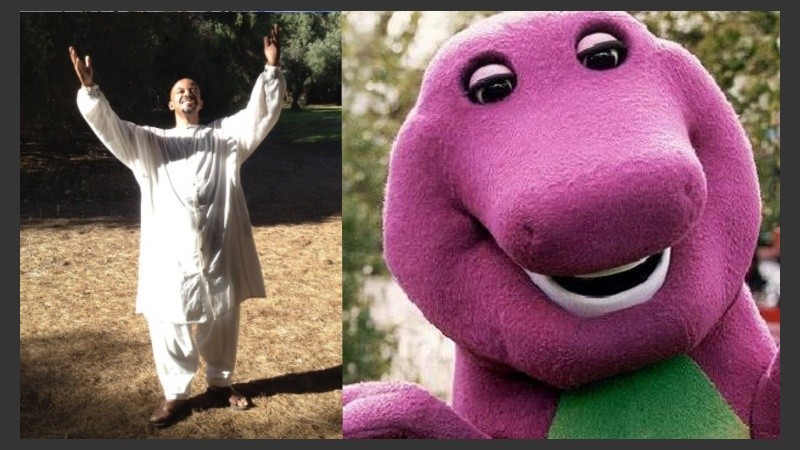 David Joyner vistió por casi 20 años el traje de Barney. Hoy es terapista de masajes tántricos.