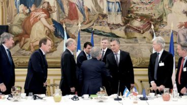El presidente se reunió con empresarios franceses.