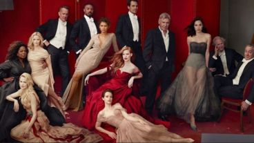 La portada de Vanity Fair con Jessica Chastain en el centro.