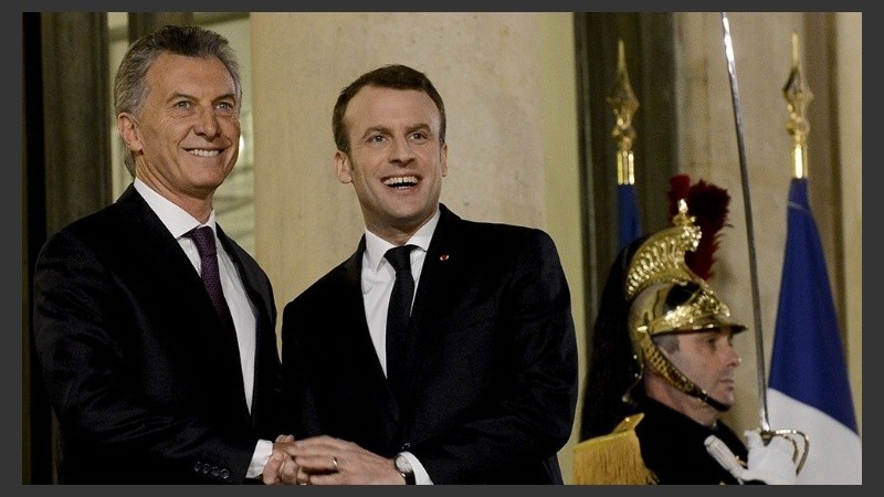 El encuentro tuvo lugar en el Palacio Elíseo de París.
