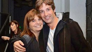 Bullrich y su ahijado, el actor Segundo Cernadas, ahora titular de Ansés Tigre.