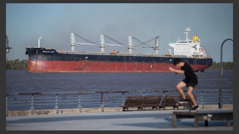 Junto al río, uno de los skatepark que tiene la ciudad.