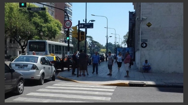 En las primeras horas de la tarde hubo cortes de calle.