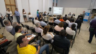 Bonet destacó las inversiones realizadas por la empresa.