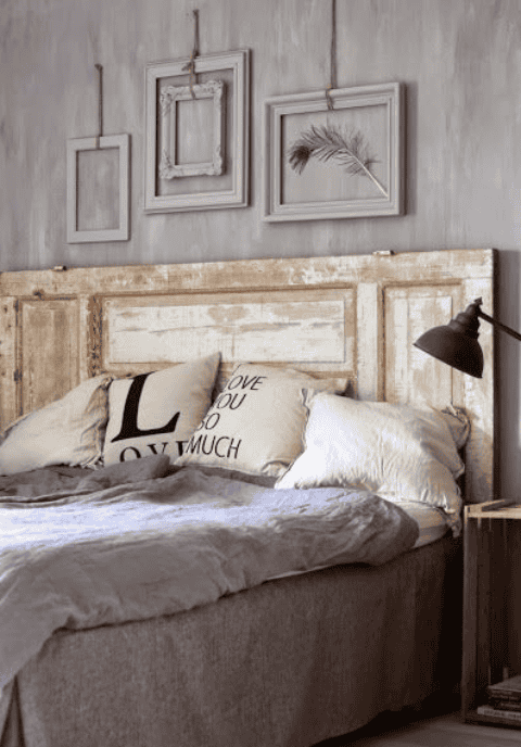 Escalera para cama con ganchos, barral y escalones de madera