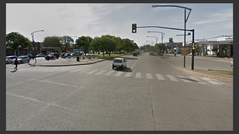 Bulevar Oroño y Lamadrid, el lugar donde se producen las picadas.