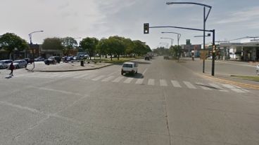 Bulevar Oroño y Lamadrid, el lugar donde se producen las picadas.