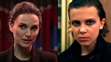 El juego de las parecidas: Natalie Portman y Millie Bobby Brown.