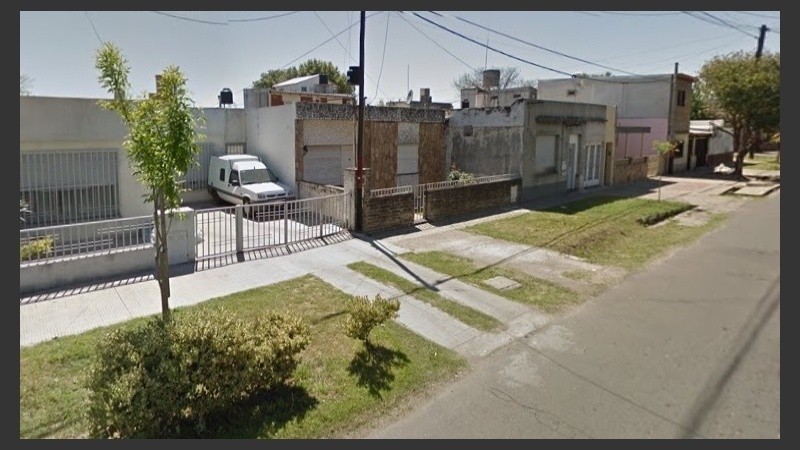 La cuadra donde los delincuentes desvalijaron un domicilio.