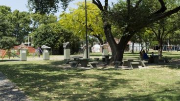 La plaza renovada se presentará este miércoles a la tarde.