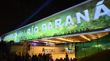 Imágenes de la inauguración del acuario de agua dulce más grande de Argentina.