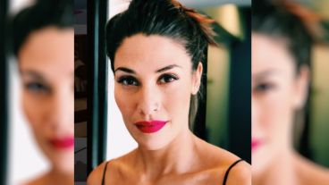 La modelo participa de los carnavales de Gualeguaychú.