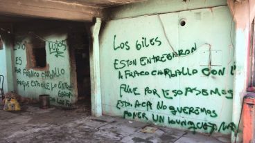 Las pintadas en el barrio Municipal.