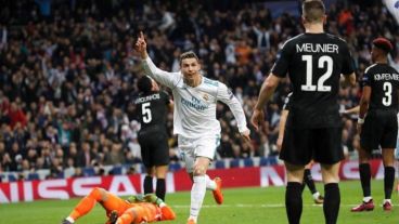 Cristiano gritó por duplicado en el Santiago Bernabeu.
