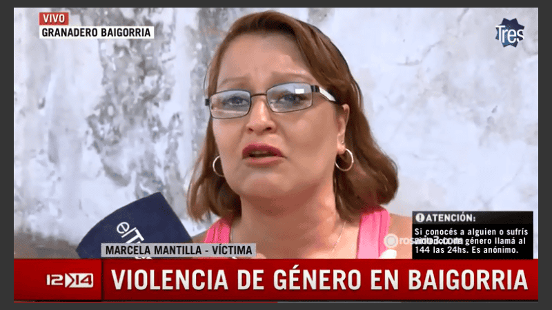 Marcela denunció a su yerno.