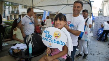 Entrelazate: la movida solidaria en plaza Pringles.