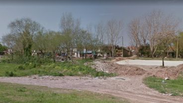 La zona en la que se produjo la balacera.