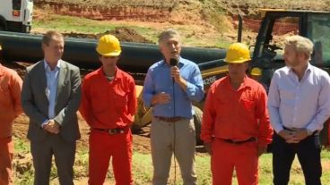 Mientras se desarrolla el 21F en Buenos Aires, Macri en Entre Ríos.