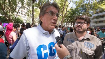 Eduardo Delmonte, líder de la Corriente Clasista y Combativa.