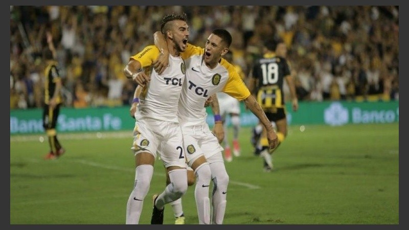 El volante marcó el primer tanto ante Olimpo.