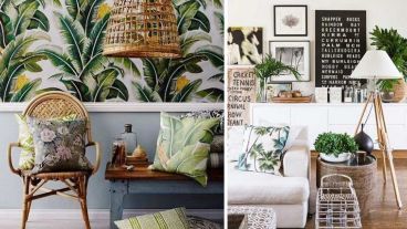 Es un modo de decorar que tiene su centro neurálgico en los estampados tropicales.