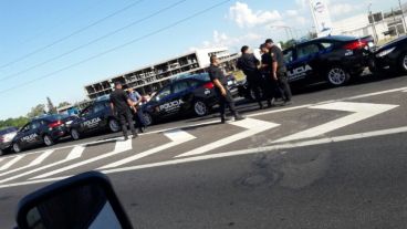 Los patrulleros nuevos que chocaron en Rosario.